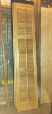 Operable Spanish Cedar Victorian Shutter
